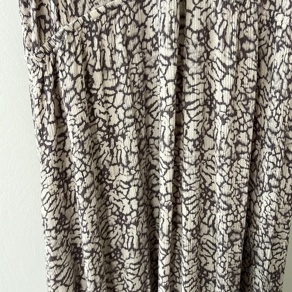 Final Touch Gray Print Maxi Dress Sz 2XL - Picture 5 of 7